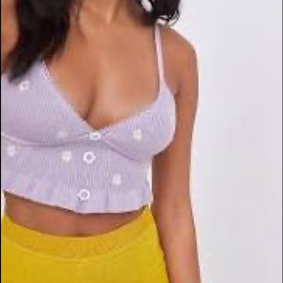 ‼️NEW‼️For Love And Lemons Embroidered Buds Tank Top XXS - Picture 4 of 5